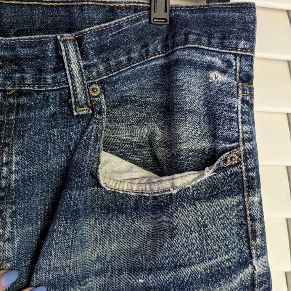 💖HP💖 3 Pair - Used Distressed Men's Work Jean Bundle - Picture 9 of 16
